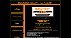 Desktop Screenshot of inwoodboxing.com